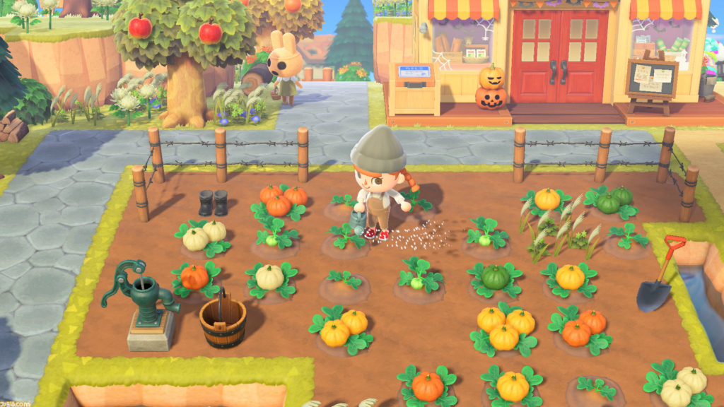 【あつ森】かぼちゃの収穫システムはこんな感じ←今から40個植えてくる！！（色んなまとめ）