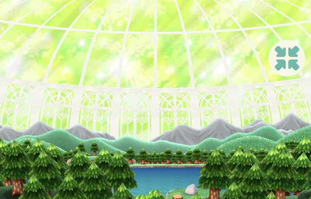 【ポケ森】新しいガラスドームの背景、みんなはどう活用する？【どうぶつの森 まとめ】